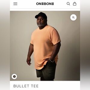 One bone - Bullet Tee - Peach - M